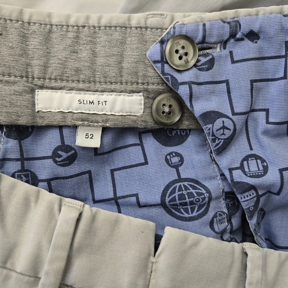 PT Torino Men's Slim Cotton Pebble Stone Chino Pants - Picture 9 of 13